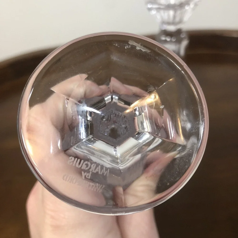 Marquis By WATERFORD Crystal Glass Matching Candlesticks SET